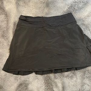 Black Tall Lululemon Ruffle Skirt